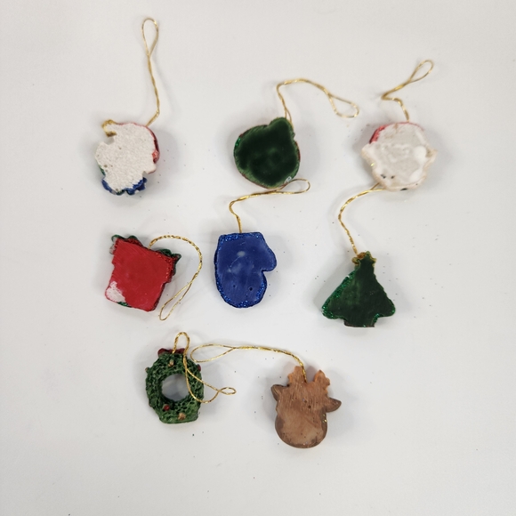 Kurt Adler Petite Treasures Resin Miniature Holiday Christmas Ornaments 8 Pc - Picture 5 of 9